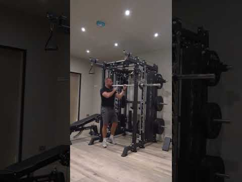 MuscleSquad Phase 4 Cable Equipped Multi-Functional Squat Rack with Smith Machine