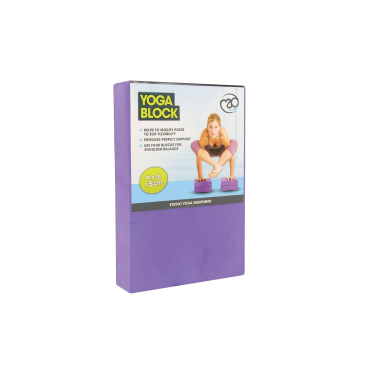 image of Yoga-Mad Yoga Block (Purple) 30 x 20 x 5cm