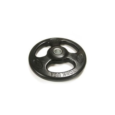 image of York 20kg Rubber Olympic ISO-Grip Plate (x1)