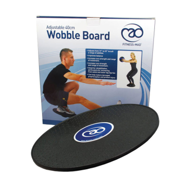 image of Fitness-MAD 40cm Adjustable Wobble Board