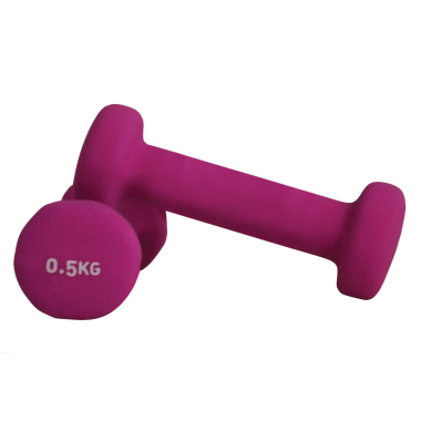 image of Fitness-MAD 0.5Kg Neoprene Coated Dumbbells (Pink)