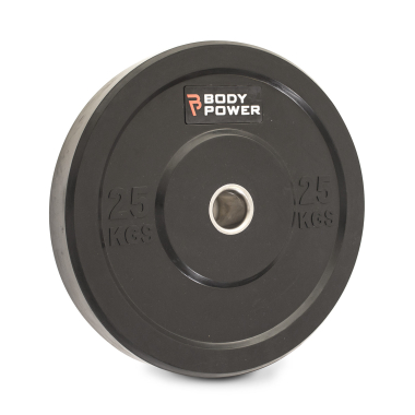 image of Body Power 25Kg Solid Rubber Olympic Weight Plate (x1)
