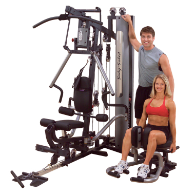 image of Body-Solid G6B Bi-Angular Gym with Inner/Outer Thigh Station (Grey)