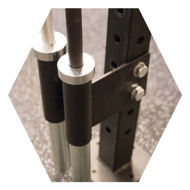 image of Body-Solid Vertical Bar Holder Attachment - (Fits Body-Solid Hex Rigs, SPR500 & SPR1000)