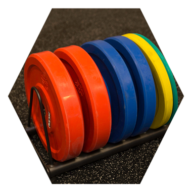 image of Body-Solid Horizontal Weight Plate Storage -(Fits Body-Solid Hex Rigs)