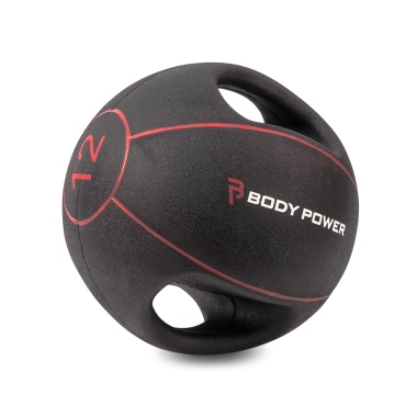 image of Body Power 12kg Double Grip Medicine Ball