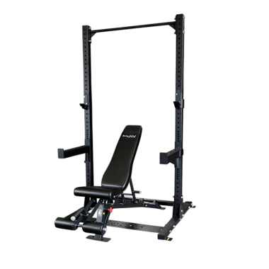 image of Body-Solid Pro Clubline SPR500 Half Rack with SFID425 Bench