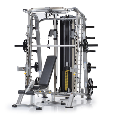 image of TuffStuff Smith Machine, Dual Adjustable Pulley & Bench Package - Northampton Ex-Display Product
