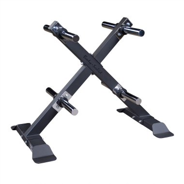 image of Body-Solid Full Commercial Bumper/Olympic Weight Tree - X Version