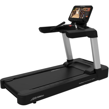 image of Life Fitness Integrity SSE3HD Treadmill WIFI - Arctic Silver