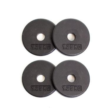 image of Body Power 1.25Kg Pro-Style Standard Weight Plates (x4)