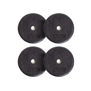 image of Body Power 3.75Kg Pro-Style Standard Weight plates (x4)