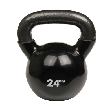 image of Fitness-MAD 24kg Kettlebell - Black