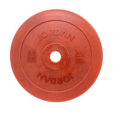 image of JORDAN 2.5kg Olympic Solid Technique Plate - Red (x2)