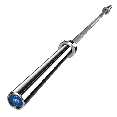 image of Hammer Strength 7ft Chrome Olympic Bar with Needle Bearings (28mm)