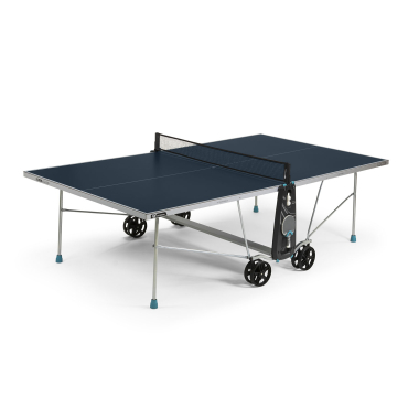 image of Cornilleau Sport 100X Rollaway Outdoor Table Tennis Table - Blue