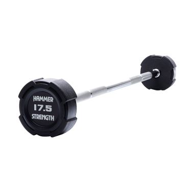 image of Hammer Strength 17.5Kg Rubber Straight Barbell