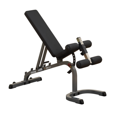 image of Body-Solid Flat/Incline/Decline Utility Bench, 2-24kg SelectTech Dumbbells (Pair) & SelectTech Dumbbell Stand
