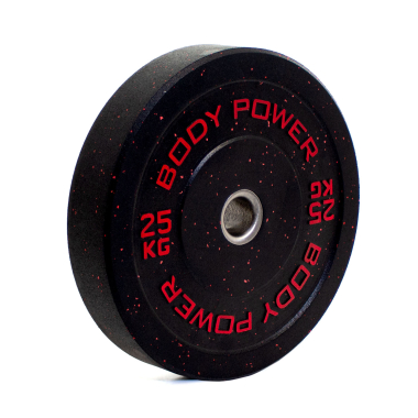 image of Body Power 25Kg Hi-Temp Rubber Crumb Olympic Bumper Plate (x1)