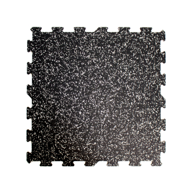 image of Pliteq 8mm Jigsaw Matting (Black with Grey Fleck)