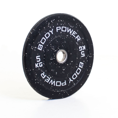 image of Body Power 5Kg Hi-Temp Rubber Crumb Olympic Bumper Plate (x1)