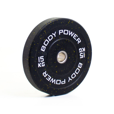 image of Body Power 15Kg Hi-Temp Rubber Crumb Olympic Bumper Plate (x1)