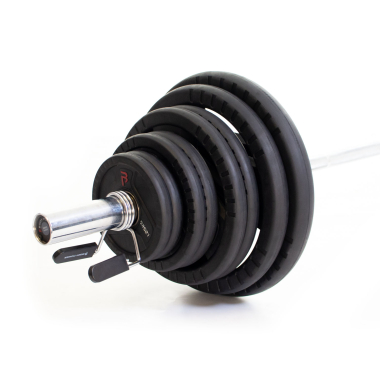image of Body Power 105kg Rubber Tri-Grip Olympic Weight Set
