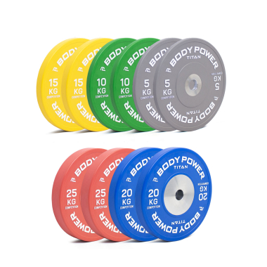image of Body Power TITAN Competition Bumper Plate Kit 150kg