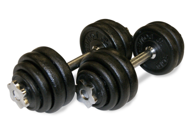 image of Body Power 30Kg Spinlock Dumbbell Weight Set - Northampton Ex-Display Product