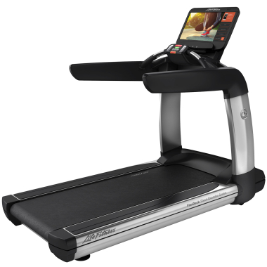 image of Life Fitness Platinum Club Series Treadmill with Discover SE3 HD console (Arctic Silver) - Northampton Ex-Display Product