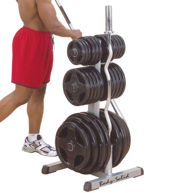 image of Body-Solid Olympic Weight Tree & Bar Rack