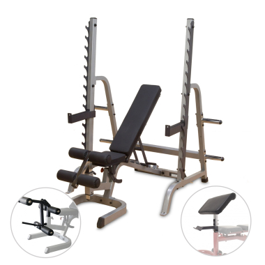 image of Body-Solid Multi Press Rack Package
