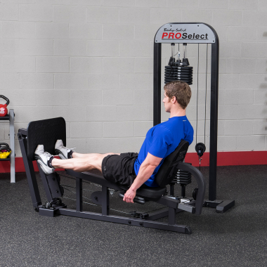 image of Body-Solid Leg Press/Calf Press Single Station (210lb stack)