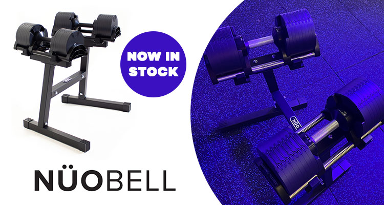 Nüobell Adjustable Dumbbells now in stock!